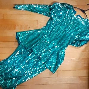 Literally vintage look like mermaid  green